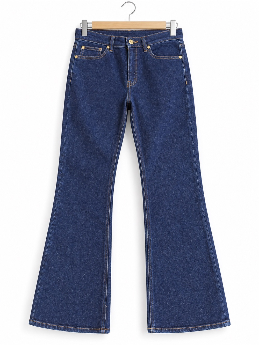 Quince Dark Wash Flare Jeans Size 27 Like New